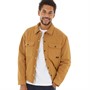 Blend Mens Overshirt Tobacco Brown