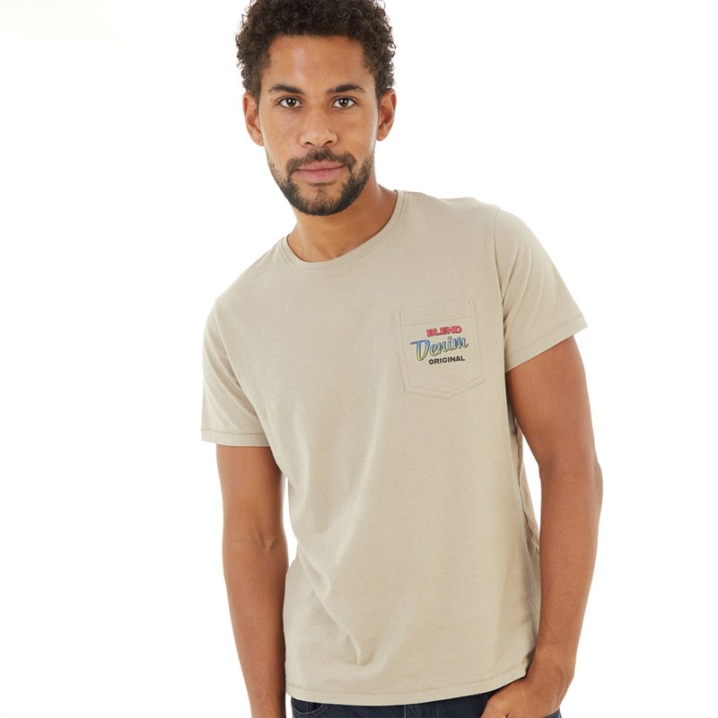 Blend Mens T-Shirt Crockery