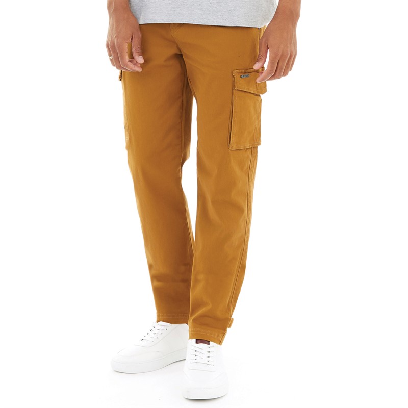 Blend Mens Cargo Casual Trousers Bronze Brown