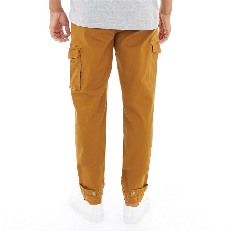 Blend Mens Cargo Casual Trousers Bronze Brown