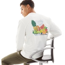 Blend Mens Sweatshirt Snow White