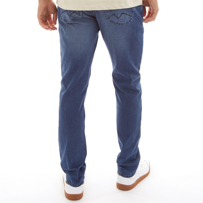 Blend Mens Twister Jeans Denim Middle Blue