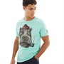Blend Mens T-Shirt Aqua Sky
