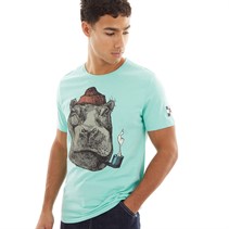 Blend Mens T-Shirt Aqua Sky