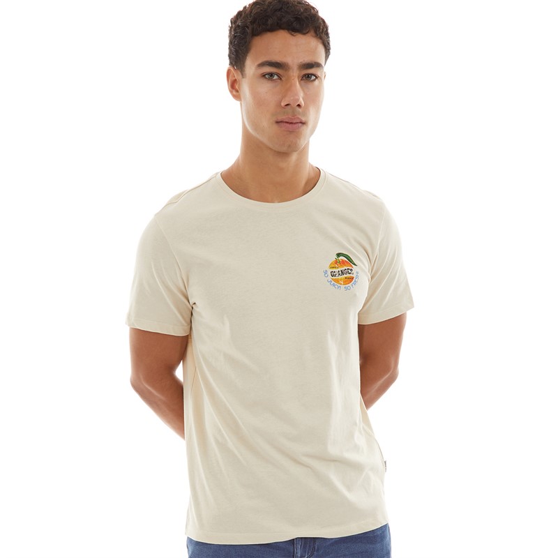 Blend Mens T-Shirt Oyster Gray