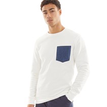 Blend Mens Wlend Sweatshirt Snow White