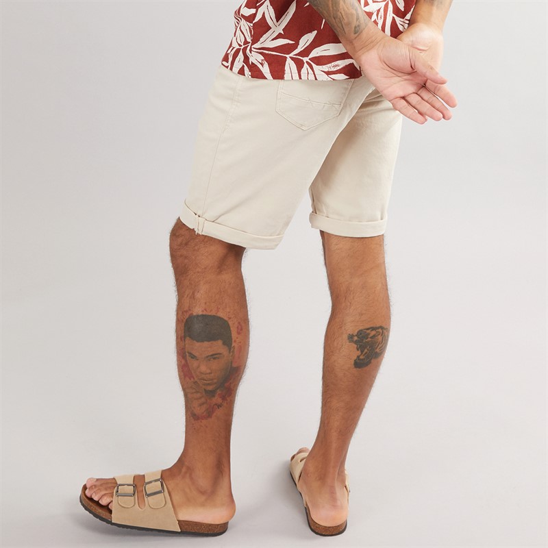 Blend Mens Denim Shorts Pumice Stone