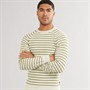 Blend Mens Striped Jumper Nutria