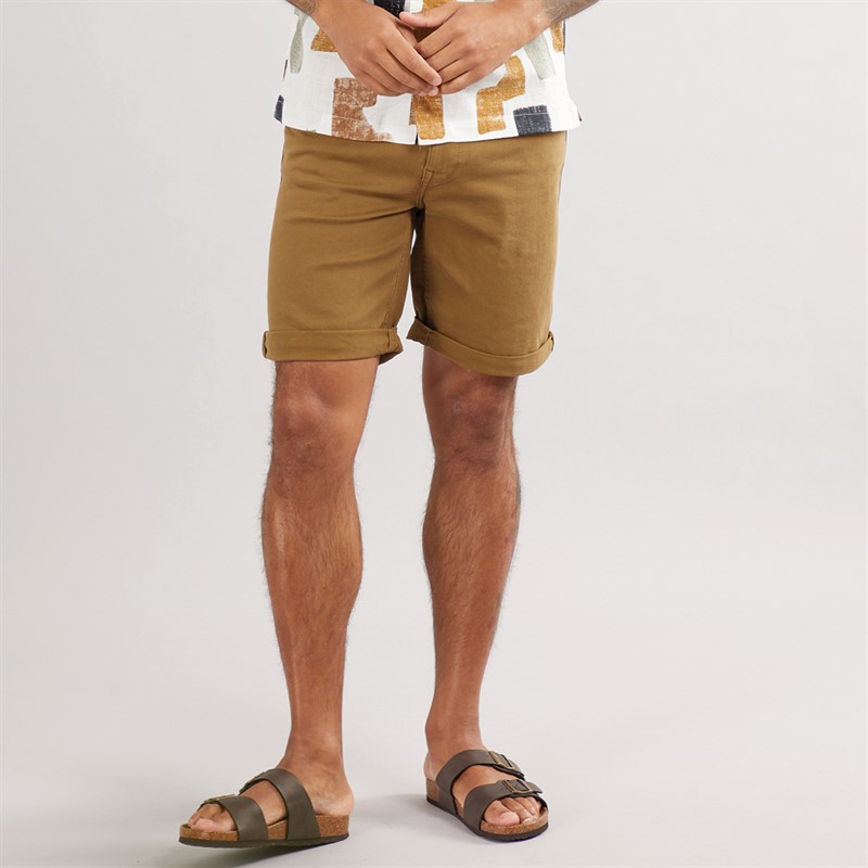 Blend Mens Denim Shorts Nutria