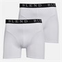 Blend Mens Ned Two Pack Boxer Trunks White