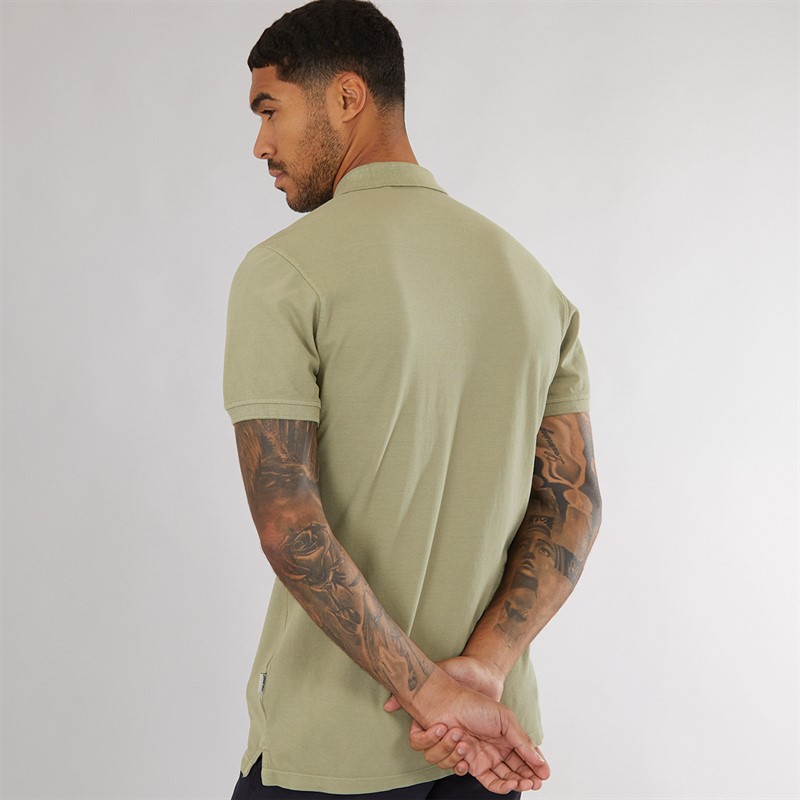 Blend Mens Hedington Polo Oil Green