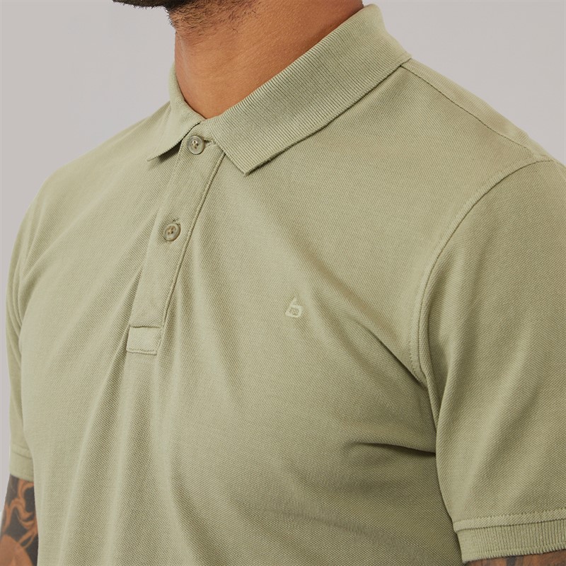 Blend Mens Hedington Polo Oil Green