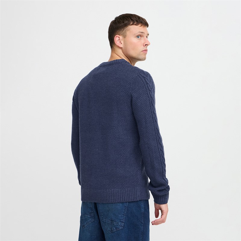 Blend Herren Strickpullover Dress Blues