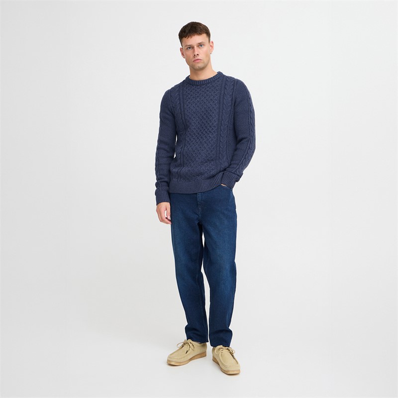 Blend Herren Strickpullover Dress Blues
