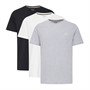Blend Herren 3er-Pack T Shirts Grau Mel/Vanilla/Schwarz Greymel,Vanilla,Black