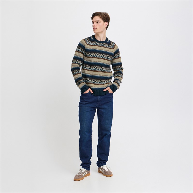 Blend Sweter z dzianiny dla niego kolor sukienka Blues