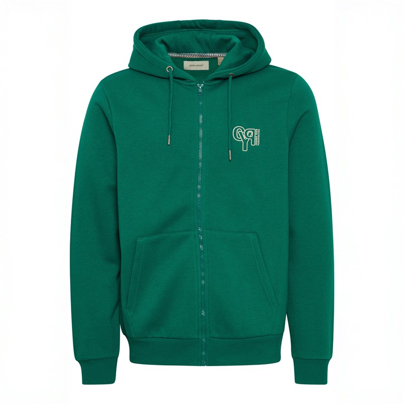Blend Herren Reißverschluss Kapuzenpullover Evergreen