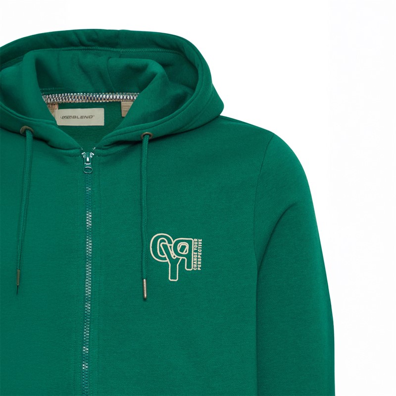 Blend Herren Reißverschluss Kapuzenpullover Evergreen
