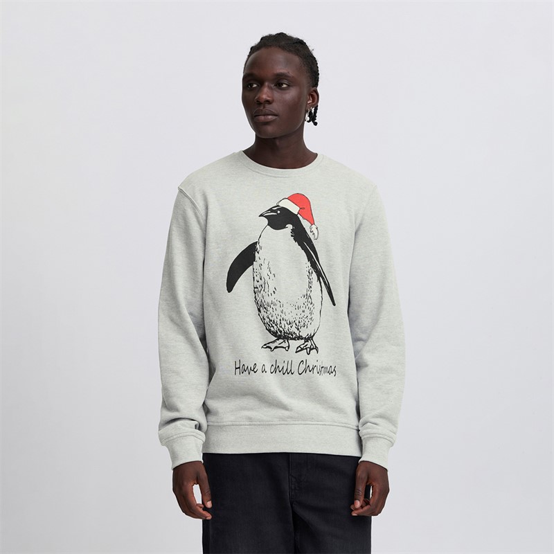 Blend Sweatshirt de Noël Homme Stone Mix