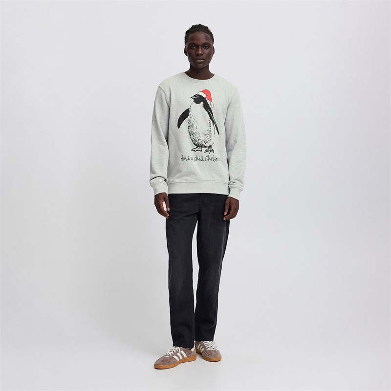 Blend Sweatshirt de Noël Homme Stone Mix