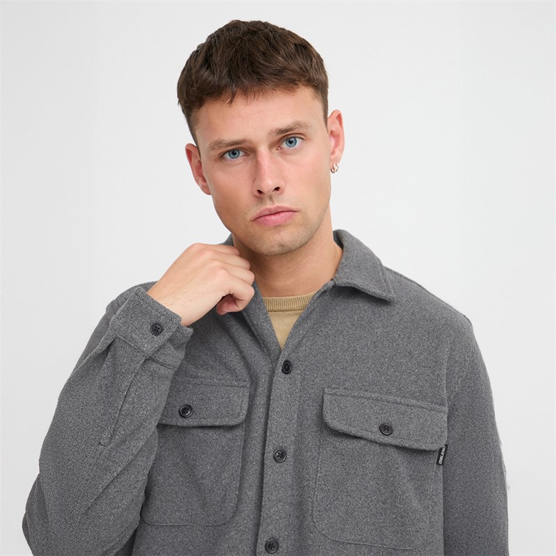 Blend Herren Überhemd Charcoal Mix