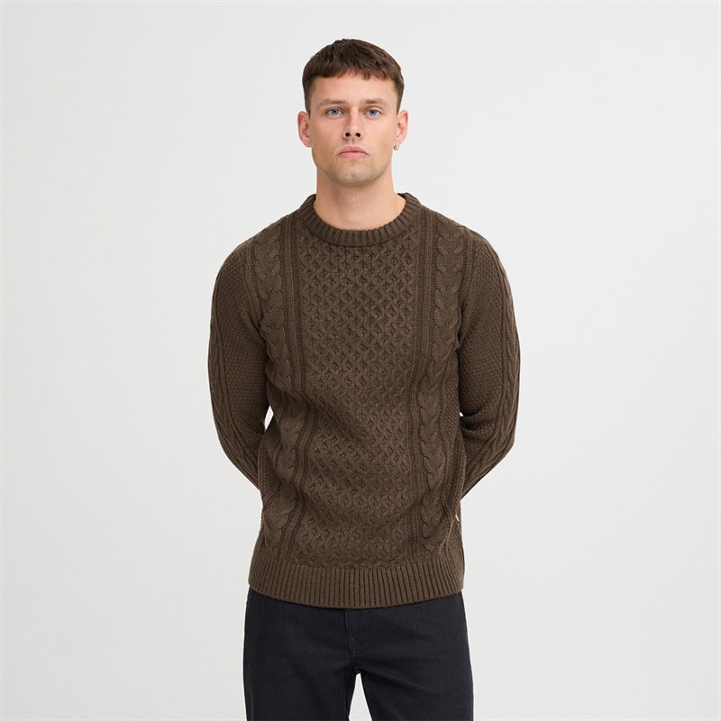 Blend Herren Strickpullover Turkish Coffee