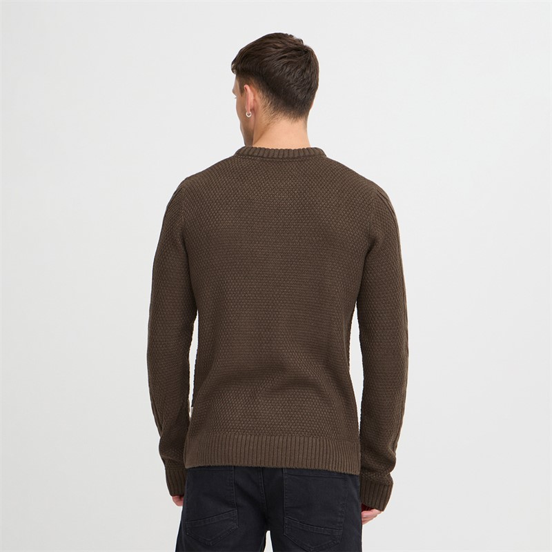 Blend Herren Strickpullover Turkish Coffee