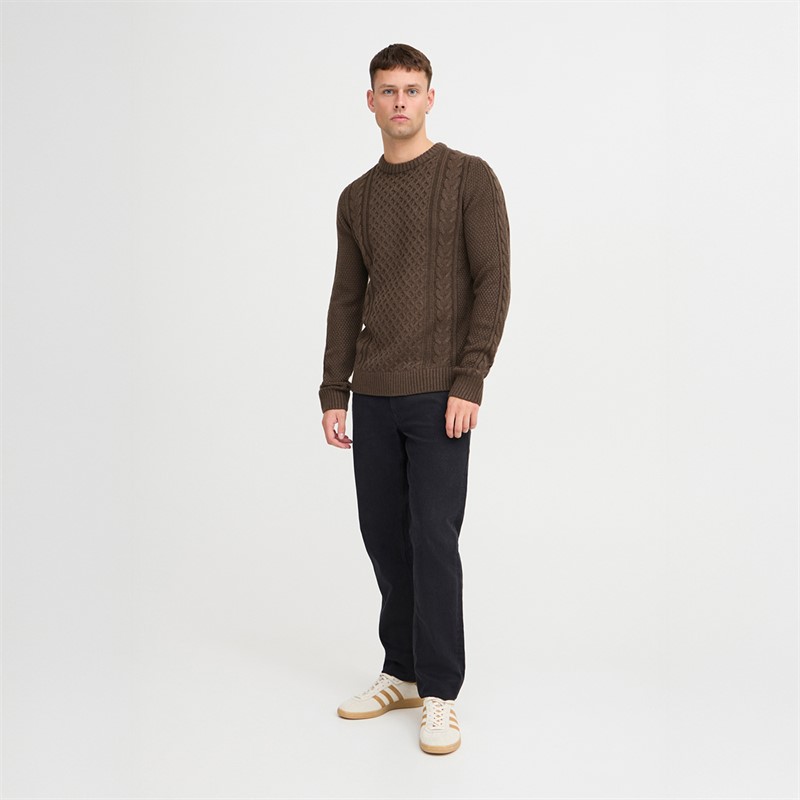 Blend Herren Strickpullover Turkish Coffee