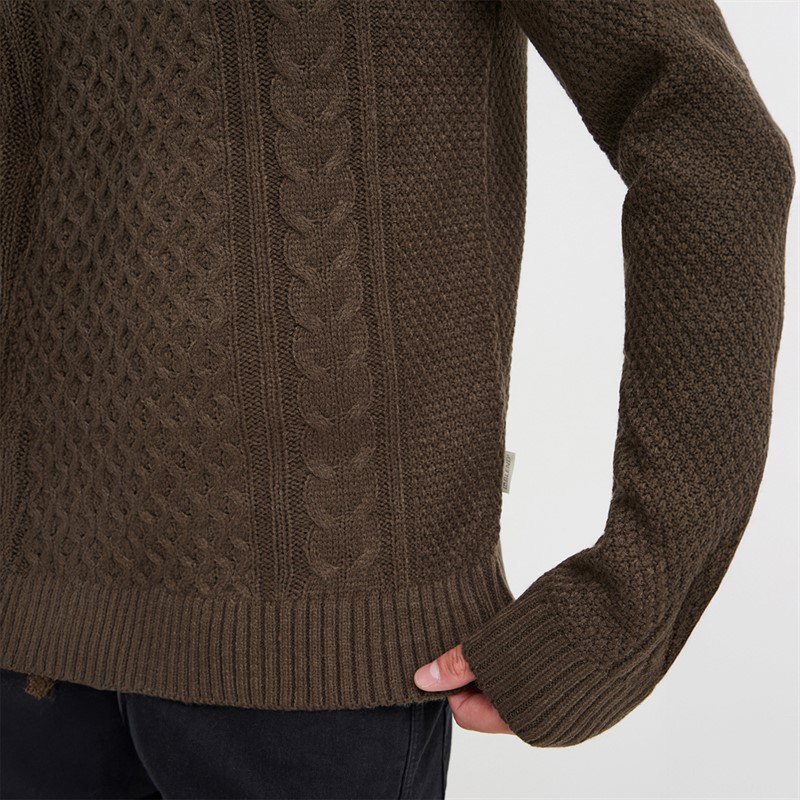 Blend Herren Strickpullover Turkish Coffee