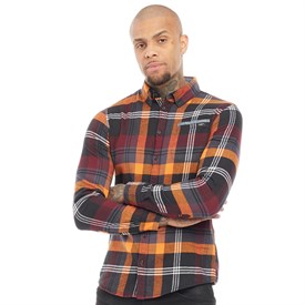 Blend Heren Lange Mouwen Overhemd Oranje blend kopen in de aanbieding Blend Heren Lange Mouwen Overhemd Oranje blend kopen in de aanbieding