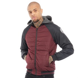 Blend Heren Gewatteerde Jas Donkerbordeauxrood blend kopen in de aanbieding