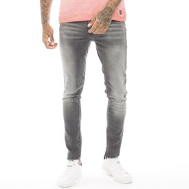 Blend Heren Echo Skinny Jeans Vervaagd Grijs Denim blend kopen in de aanbieding
