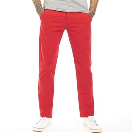 Blend Heren Slim Chinos Diep Rood blend kopen in de aanbieding