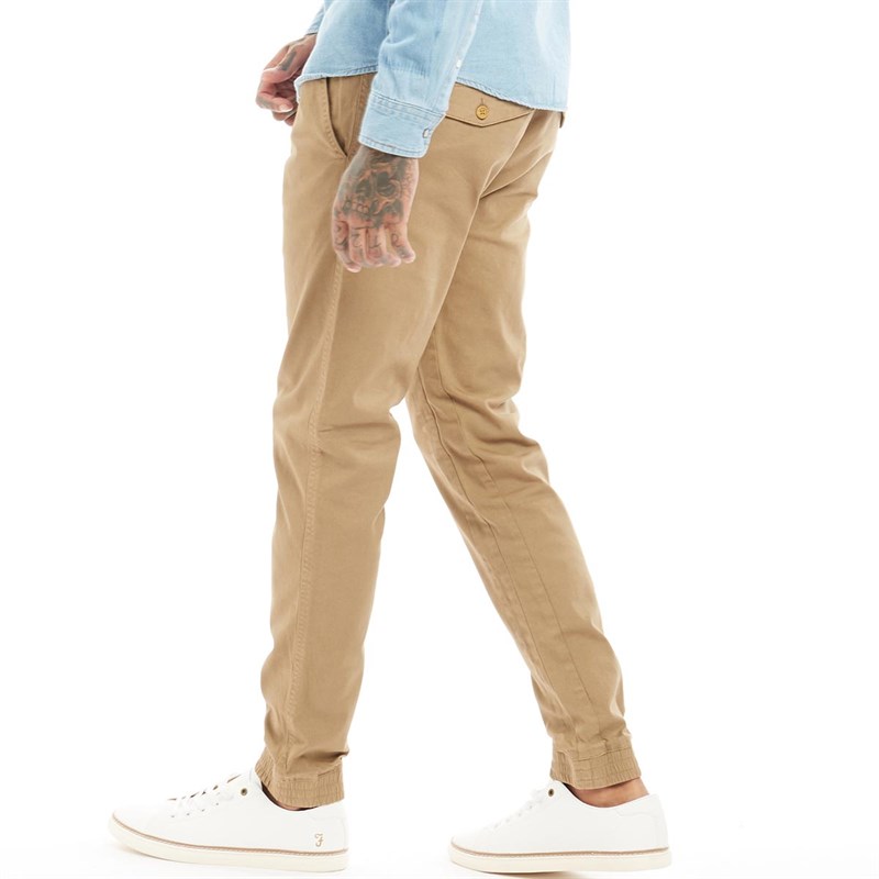 Buy Blend Mens Cuffed Chinos Safari Brown