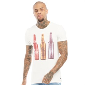 Blend Heren Grafisch T Shirt Ivoor blend kopen in de aanbieding