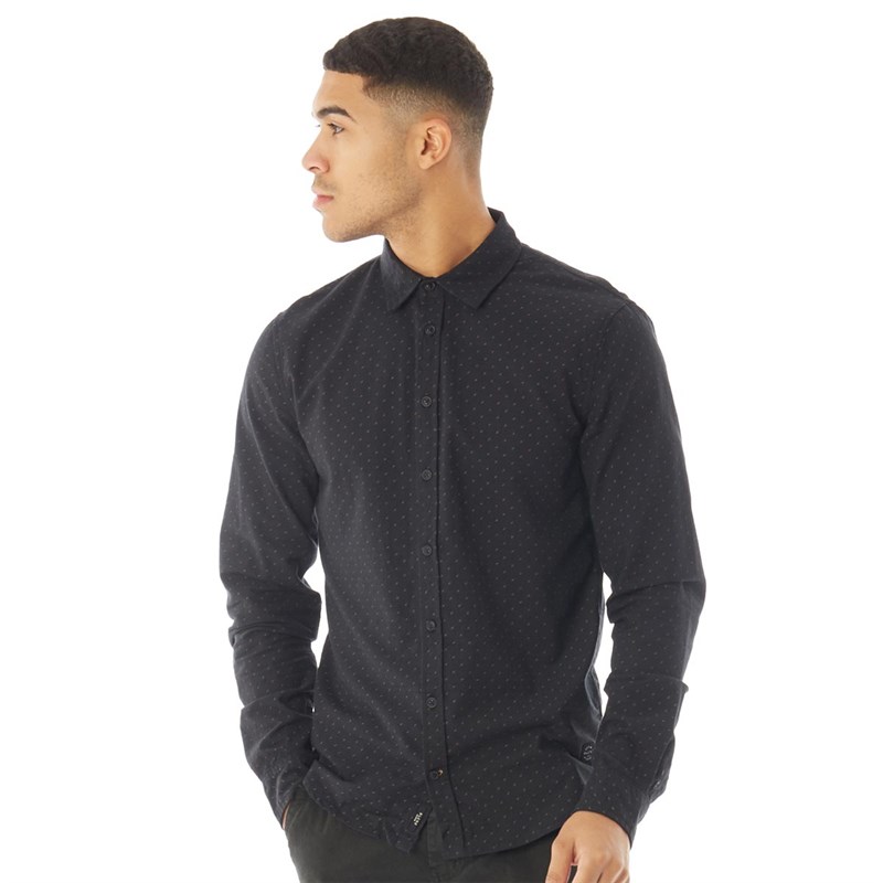 Buy Blend Mens Long Sleeve Shirt Black