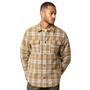 Fat Moose Herre Smith Cotton Check Over Langærmet shirts Brun