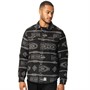 Fat Moose Herre Magnus Inka Cotton Over Langærmet shirts Sort