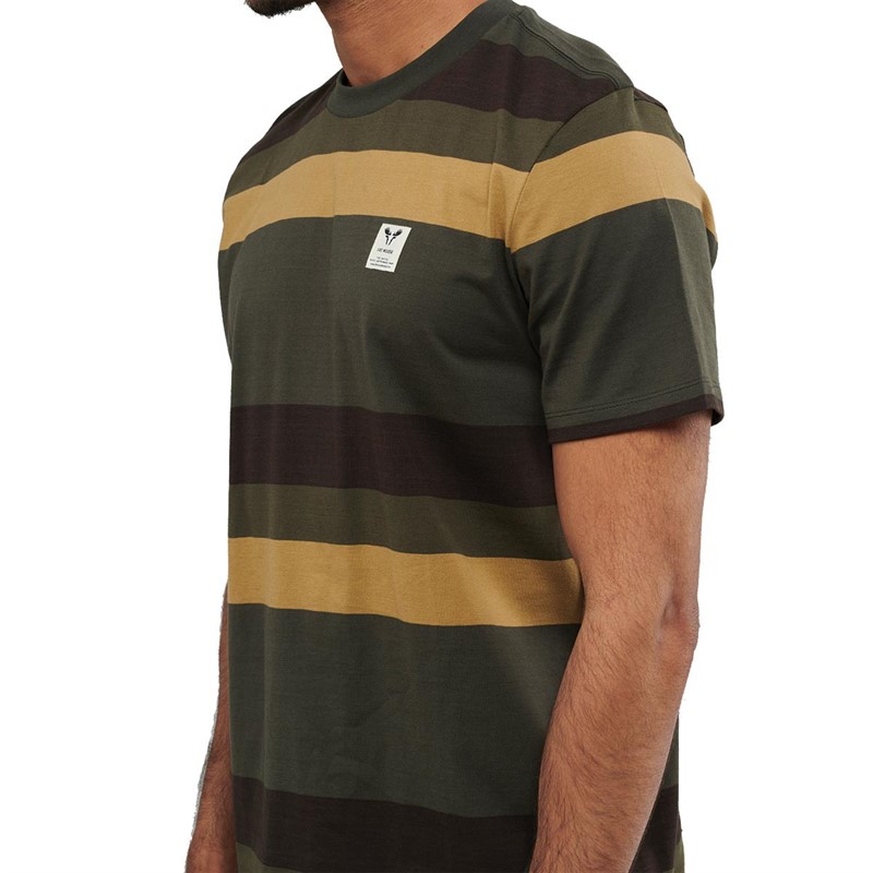 Fat Moose T-Shirts Caleb Cotton Homme Multicolore
