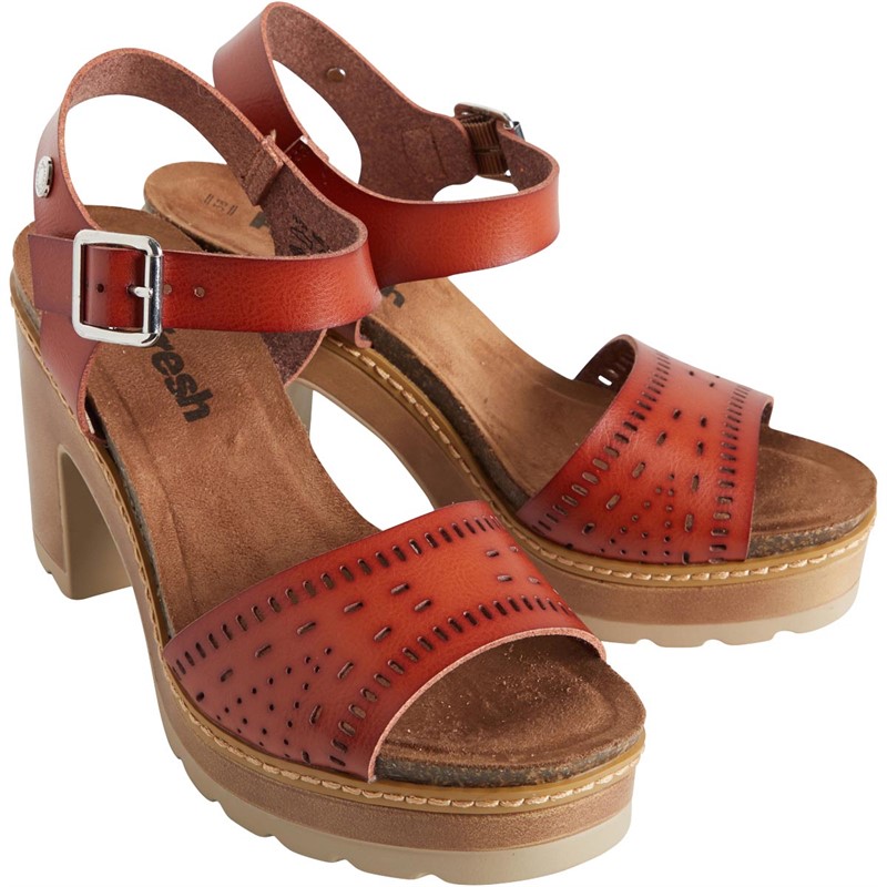 Sanctuary Women's Refresh 2.0 Heeled Sandal - Low Block Heel Slide With Recycled Raffia Upper & Memory Foam - View #2