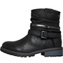 Refresh Womens Buckle Detail Ankle Boots Black
