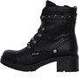 Refresh Womens Heeled Ankle Boots Black