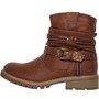 Refresh Womens Buckle Detail Ankle Boots Camel