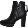 Refresh Womens Heeled Side Zip Boots Black