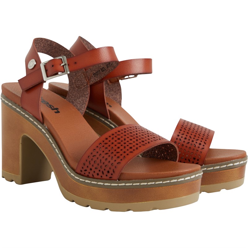 Refresh Womens 170777 PU Sandals Camel