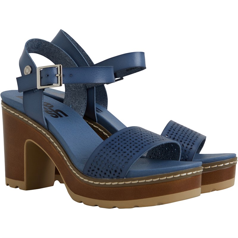 Refresh Womens 170777 PU Sandals Jeans