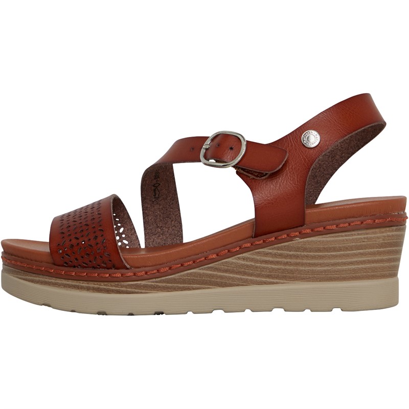 Refresh Womens 170779 PU Sandals Camel