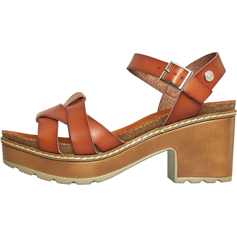 Refresh Womens 170786 PU Sandals Camel