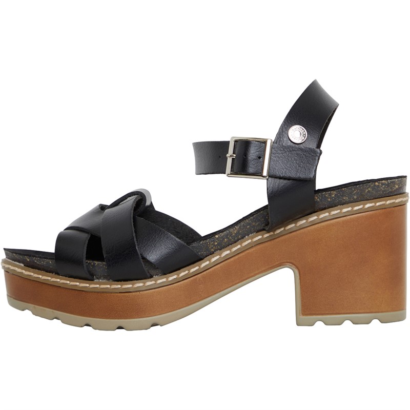 Refresh Womens 170786 PU Sandals Black