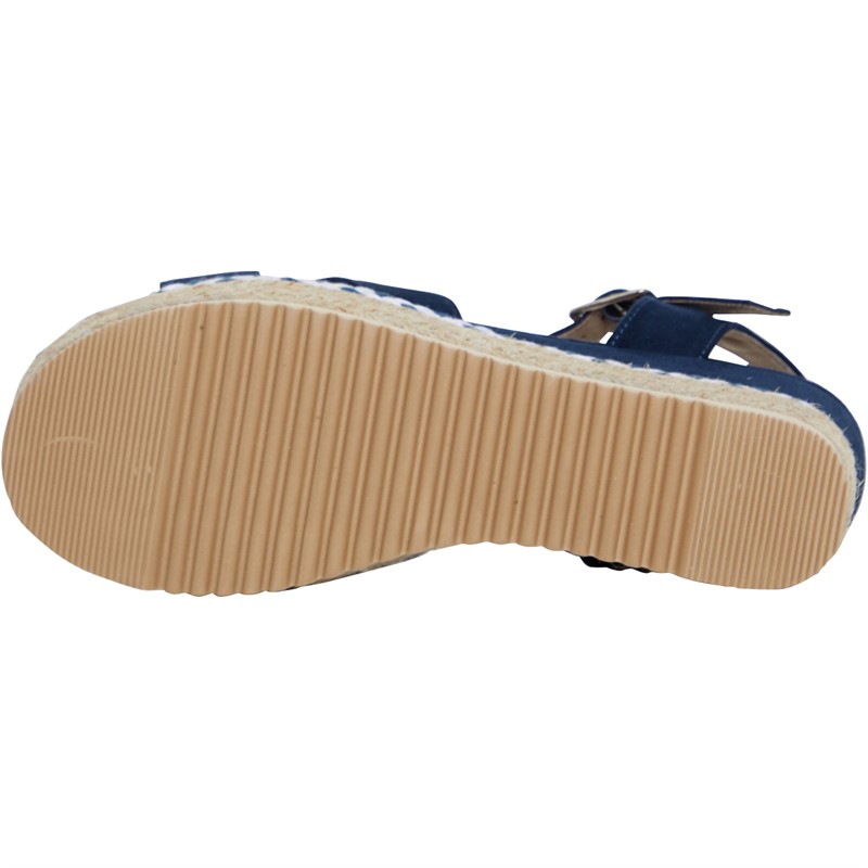 Refresh Womens 170587 Microfiber Sandals Navy